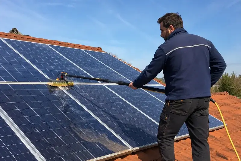 Nettoyage et entretien de panneaux solaires à Reynès